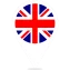 English flag icon indicating that Lena offers online counselling sessions in English through Brightspot Counselling in Bangor, Conwy, Colwyn Bay, and beyond.